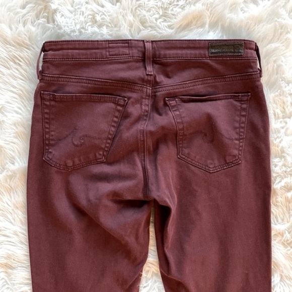 AG Legging Super Skinny Ankle in Red Courant - Picture 11 of 11